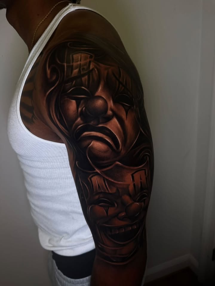 Clown Faces Sleeve